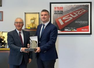Anadolu Isuzu’ya Uludağ Otomotiv Endüstrisi İhracatçıları Birliği’nden “Altın İhracatçı” ödülü