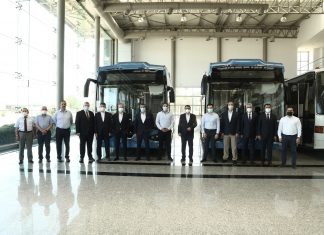 TEMSA-ASELSAN ortak üretimi Türkiye’nin ilk yerli elektrikli otobüsü banttan indi