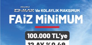 Isuzu D-Max’lerde cazip kampanya