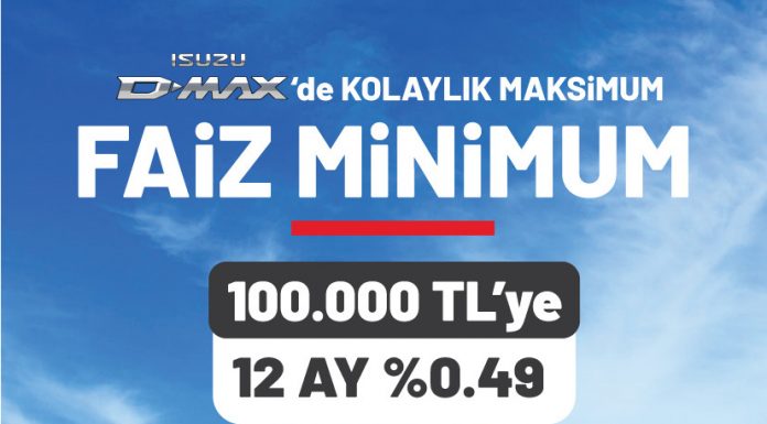 Isuzu D-Max’lerde cazip kampanya