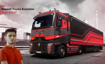 RENAULT TRUCKS’IN ETS 2 OYUNUNDAKİ ULUSLARARASI TASARIM YARIŞMASINI BİR TÜRK GENCİ KAZANDI!