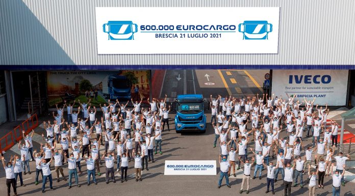 IVECO, Brescia fabrikasında üretilen 600 bininci Eurocargo’yu kutluyor