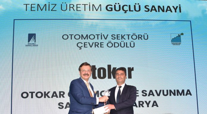 Otokar Çevre Dostu İş Stratejileriyle  KSO Çevre Ödülü’nün Sahibi Oldu
