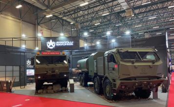 Anadolu Savunma Zırhlı Muharebe Sahası Akaryakıt Tankeri ve Tank Çekici modelleri ile IDEF 2021’de boy gösterdi.
