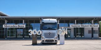 Transaktaş Global Lojistik, Aksaray Kamyon Fabrikası’nda üretilen 300.000’inci kamyonu filosuna kattı