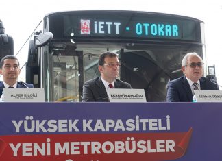 Mega kent İstanbul’un 100 yeni Otokar metrobüsü için imzalar atıldı