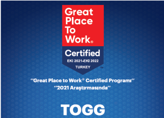TOGG’a Great Place to Work Sertifikası