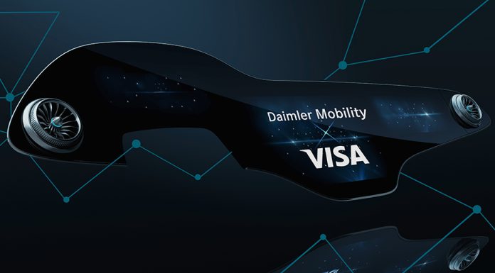 Daimler ve Visa’nın küresel iş birliğiyle  arabalar mobil ödeme cihazına dönüşüyor