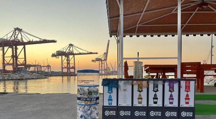 Borusan Limanı, pet şişe atıklarını döngüsel ekonomiye kazandırıyor