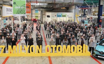 Oyak Renault 7 milyonuncu aracını ve motorunu üretti