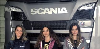 Scania Servislerine Kadın Eli Değiyor