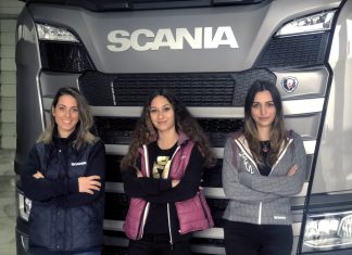 Scania Servislerine Kadın Eli Değiyor