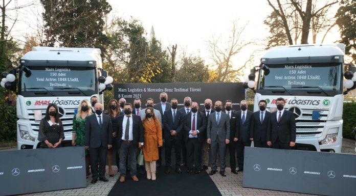 Mars Logistics, 150 adet Mercedes-Benz Actros 1848 LSnRL siparişini teslim aldı