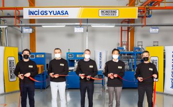 İnci GS Yuasa, kendi tasarladığı ve ürettiği makineleri devreye aldı