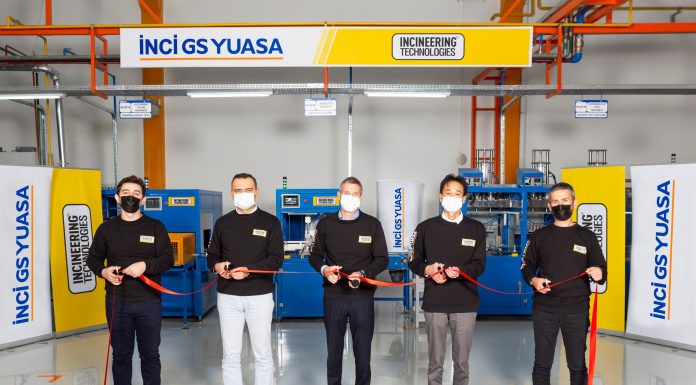 İnci GS Yuasa, kendi tasarladığı ve ürettiği makineleri devreye aldı