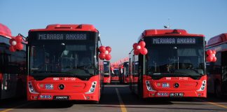 Ankara Büyükşehir Belediyesi, CNG yakıt sistemli Mercedes-Benz Conecto otobüslerini teslim almaya başladı