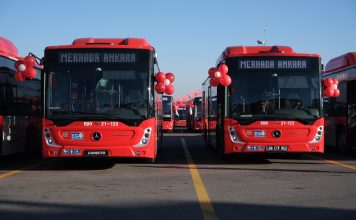Ankara Büyükşehir Belediyesi, CNG yakıt sistemli Mercedes-Benz Conecto otobüslerini teslim almaya başladı