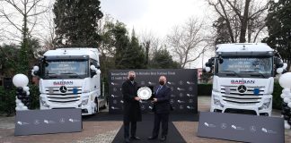 Mercedes-Benz Türk, Barsan Global Lojistik’e 320 adet Actros 1848 LSnrL teslim etti