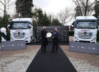 Mercedes-Benz Türk, Barsan Global Lojistik’e 320 adet Actros 1848 LSnrL teslim etti