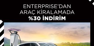 ZUBİZU üyelerine Enterprise’tan araç kiralamada %30 indirim fırsatı