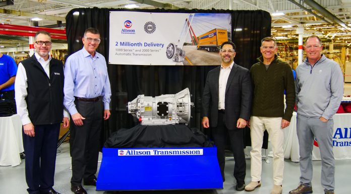Allison Transmission, 2 Milyonuncu 1000/2000 Serisi Şanzımanını Üretti