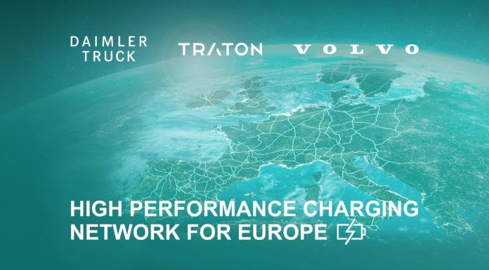 Daimler Truck, Traton Group ve Volvo Group, Avrupa çapında yüksek performanslı şarj ağı için ortak girişim anlaşması imzaladı