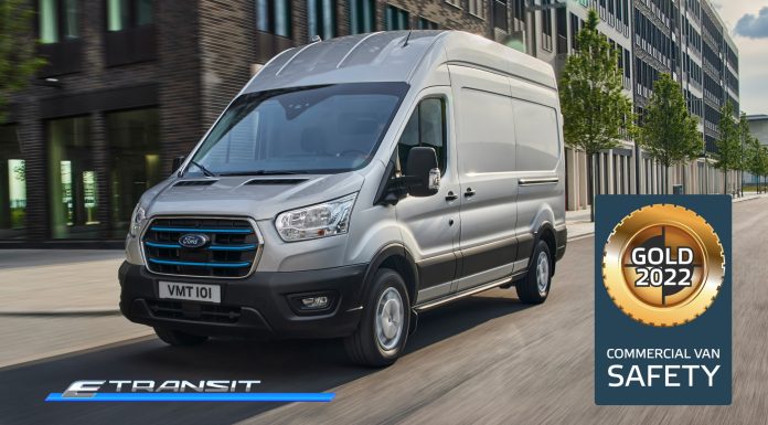 Ford Otosan tarafından Türkiye’de üretilen Ford E-Transit, Euro NCAP tarafından ‘Altın’ ödüle layık görüldü