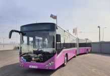 Otokar’ın 50 adet doğalgazlı şehir içi otobüsü Azerbaycan’da hizmete başladı