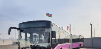 Otokar’ın 50 adet doğalgazlı şehir içi otobüsü Azerbaycan’da hizmete başladı