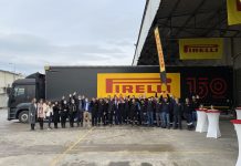 Pirelli Türkiye, markanın 150. yıl dönümü etkinlikleri kapsamında ilk 150. yıl donanımlı tırını karşıladı