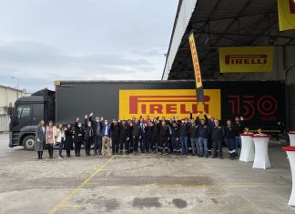 Pirelli Türkiye, markanın 150. yıl dönümü etkinlikleri kapsamında ilk 150. yıl donanımlı tırını karşıladı