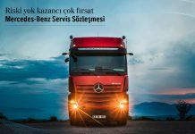 2021 yılında satılan her 4 Mercedes-Benz kamyondan 1’i Servis Sözleşmeli