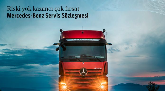 2021 yılında satılan her 4 Mercedes-Benz kamyondan 1’i Servis Sözleşmeli