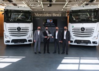 Mercedes-Benz Türk, Akkoç Lojistik’e 200 adet Actros teslim etti