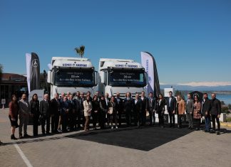 Mercedes-Benz Türk, Güney Eksport’a 200 adet Actros’u törenle teslim etti