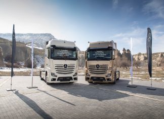 Mercedes-Benz Türk, Transaktaş Global Lojistik’e 100 adet 1853 LS teslim etti