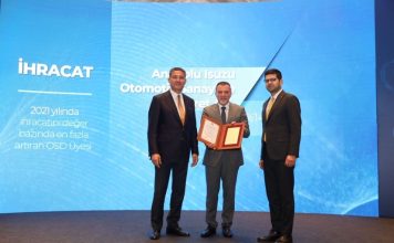 Anadolu Isuzu ihracattaki başarısı ile OSD’den ödül aldı