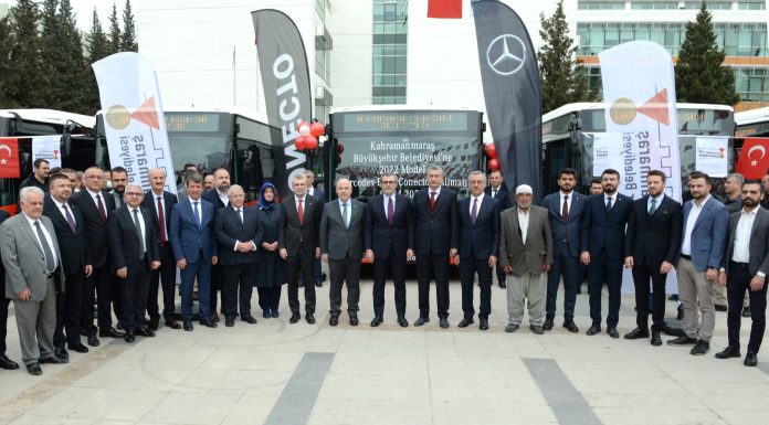 Mercedes-Benz Türk, Kahramanmaraş Büyükşehir Belediyesi’ne 5 adet Mercedes-Benz Conecto Solo Dizel’i teslim etti