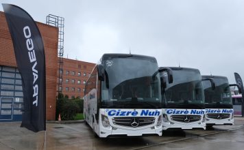 Özlem Cizre Nuh, 4 adet Mercedes-Benz Travego 16 2+1 ile 30. yılında filosunu yenilemeyi sürdürüyor