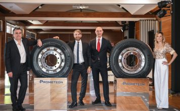 Prometeon 02 Serisi lastiklerini tanıtırken Toprak Razgatlıoğlu sponsorluğunu açıkladı