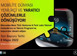 Mercedes-Benz Türk Ventures başvuruları devam ediyor