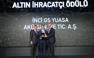 İnci GS Yuasa, ‘Altın İhracat Ödülü’ne Layık Görüldü