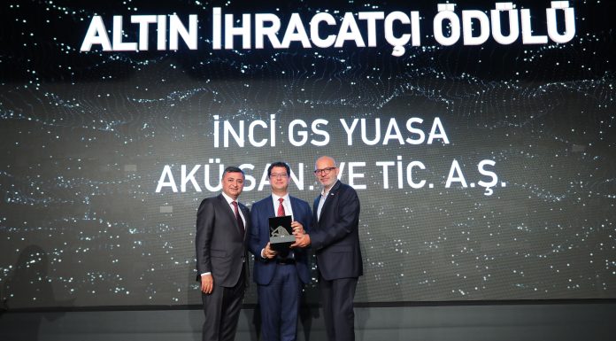 İnci GS Yuasa, ‘Altın İhracat Ödülü’ne Layık Görüldü