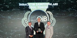 Otokar’ın ihracattaki başarısı ödülle taçlandırıldı