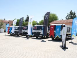 Mercedes-Benz Türk, Eskişehir Tepebaşı Belediyesi’ne 5 adet Atego 1018’i teslim etti
