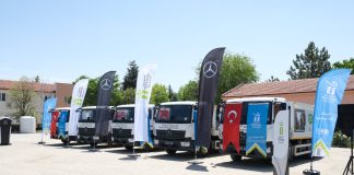 Mercedes-Benz Türk, Eskişehir Tepebaşı Belediyesi’ne 5 adet Atego 1018’i teslim etti