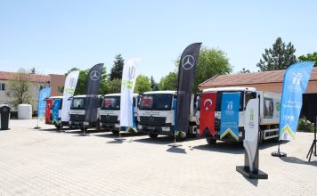 Mercedes-Benz Türk, Eskişehir Tepebaşı Belediyesi’ne 5 adet Atego 1018’i teslim etti