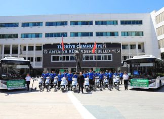 Antalya’nın İlk Elektrikli Otobüsü Karsan e-ATAK!