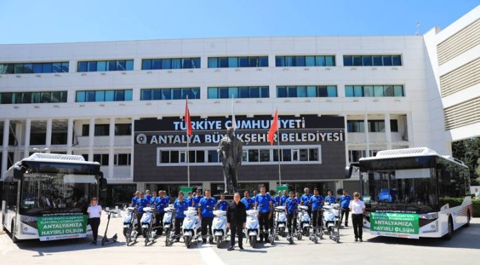 Antalya’nın İlk Elektrikli Otobüsü Karsan e-ATAK!