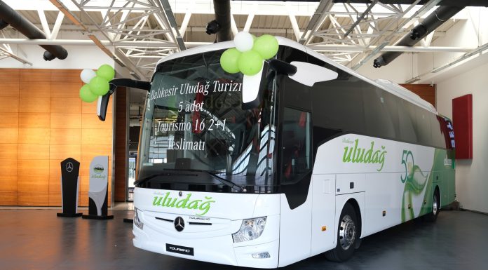Balıkesir Uludağ Turizm, Mercedes-Benz Türk’ten 5 adet Mercedes-Benz Tourismo 16 2+1 satın aldı
